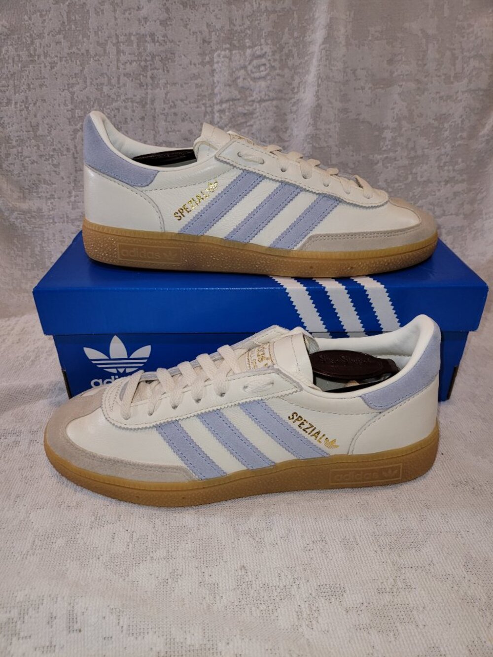 Adidas Handball Spezial Shadow Blue / Alumina Gum Sneakers IE3710 Men Size 7.5